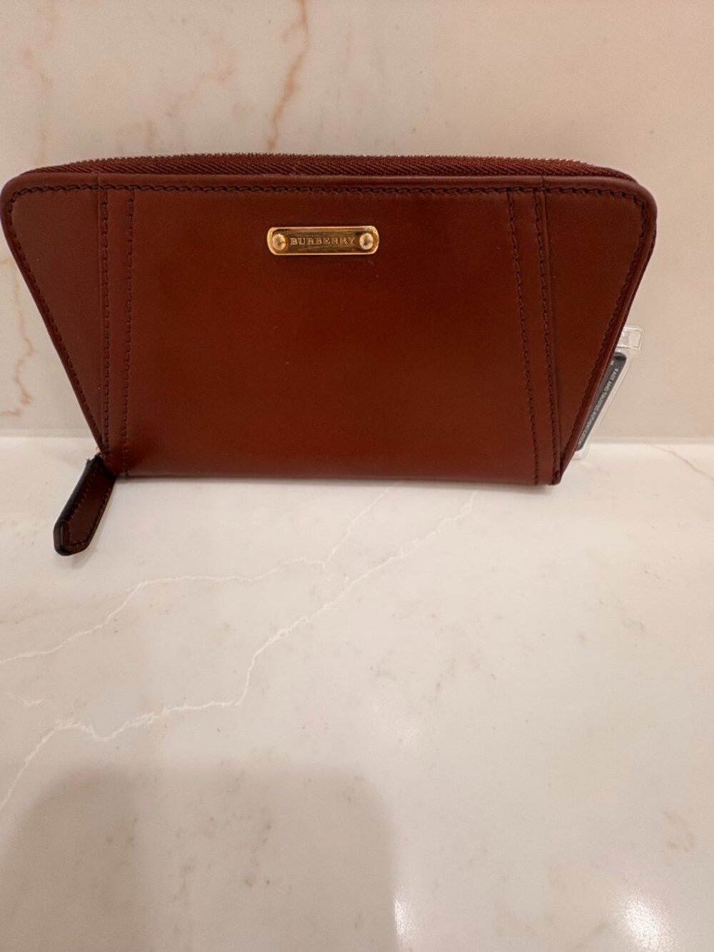 Burberry Brown Zipper Wallet